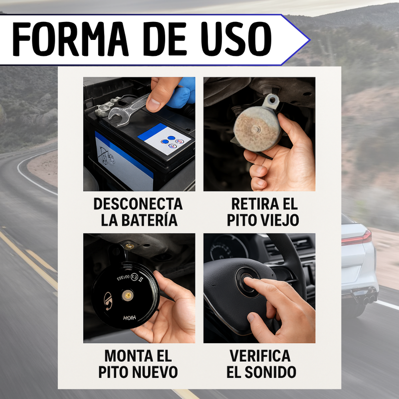 Bocinas Disco Ir A004 12voltios 105-118db Setx2 Original Pro