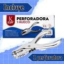 Perforadora Compacta De Papel Para Oficina Y Estudio