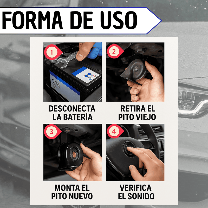 Bocinas Caracol Ir A007 12voltios 105-118db Setx2 Original