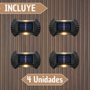 Pack 4 Lámparas Solares LED Exterior Impermeables