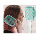 Cepillo Peine De Cabello Ultra Liviano Transparente Masaje