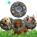 Copia de Cono De Recuperación Perros Y Gatos Collar Isabelino Azul Caritas