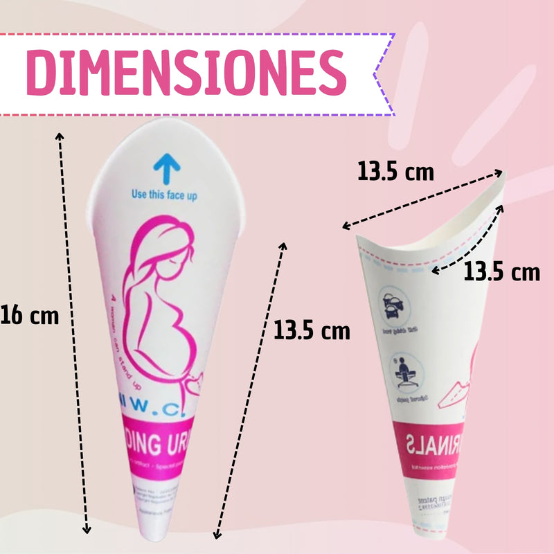 Orinal Desechable Mujeres X10