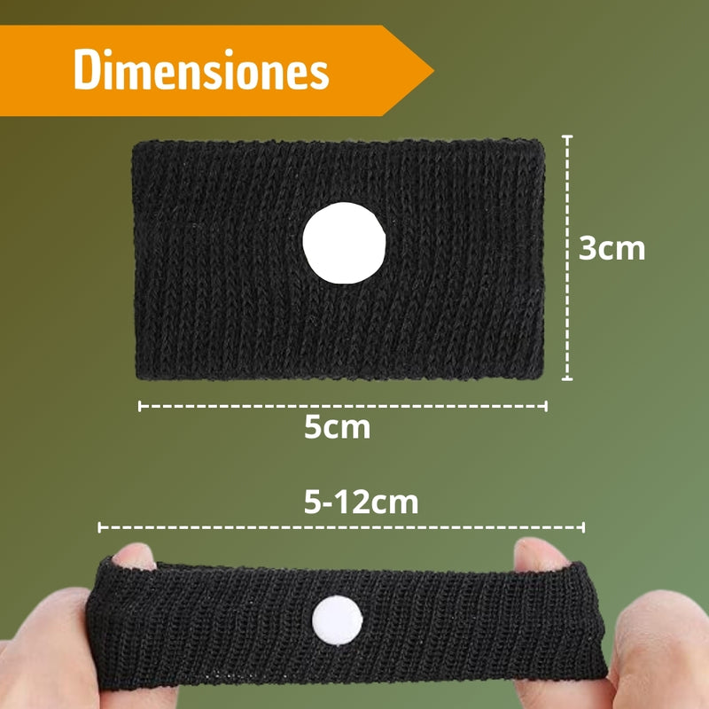 Manillas Pulseras Antimareo Nauseas Muñequera Viajes Vomito