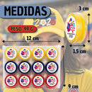 Pintucaritas Colombia x12 Colores Tricolor Maquillaje Facial