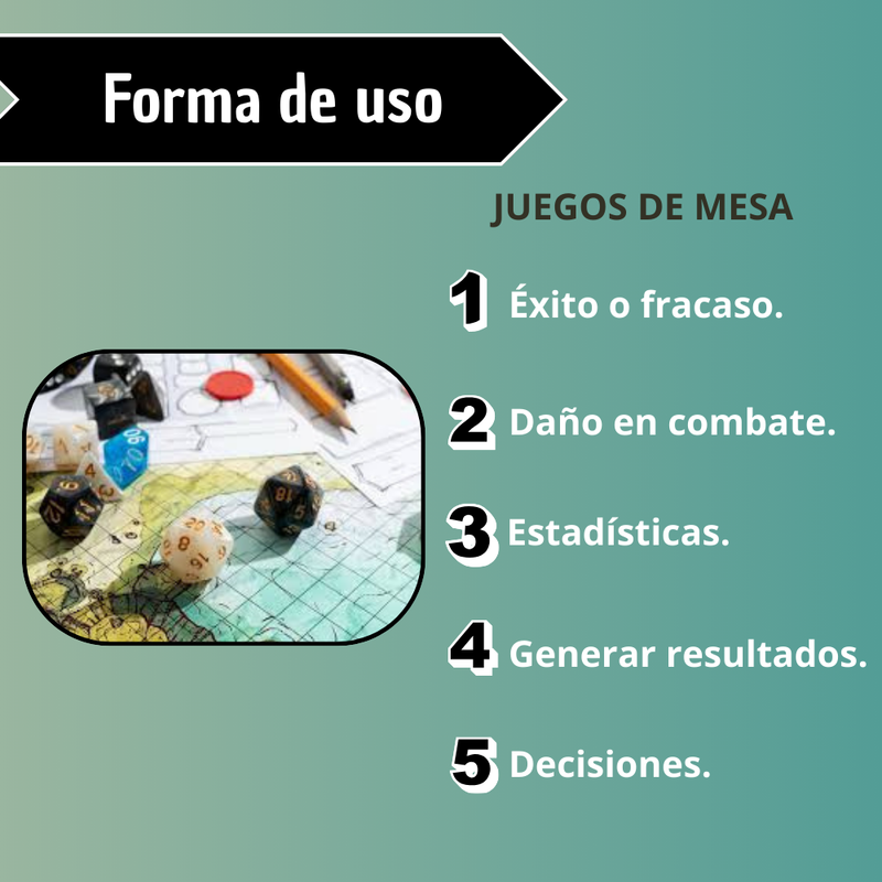 Set De Dados Poliédricos Juegos De Mesa X7 Unidades Amarillo