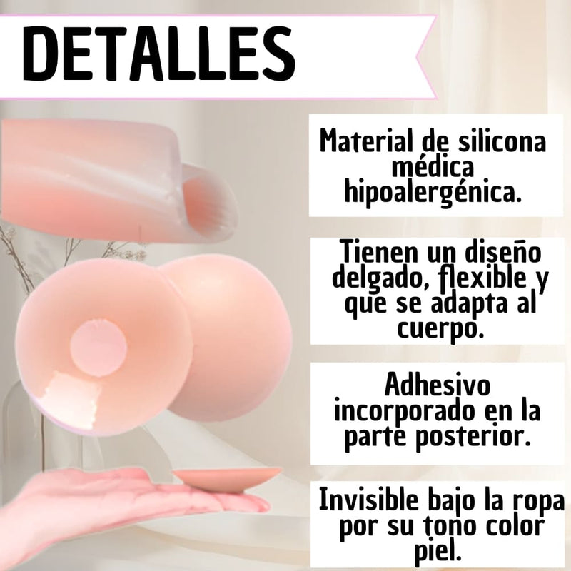 Cubiertas De Pezones X3 Pares Parche De Silicona