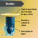 Válvula Tapón Desagüe Anti Insectos Olores Baños Cocina