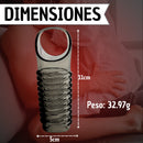Anillo Funda Condon Extensor De Pene Silicona Masturbador