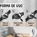 Adaptador Para Cable De Carga Reloj Garmin Tipo C