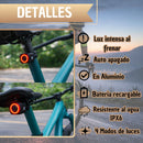 Luz Trasera LED para Bici  Máxima Seguridad en la Vía