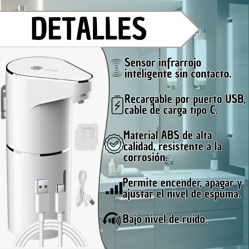 Jabon Liquido Espuma Dispensador Infrarrojo Sensor Automatic