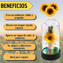 Cúpula con Girasol Decorativo Iluminación LED