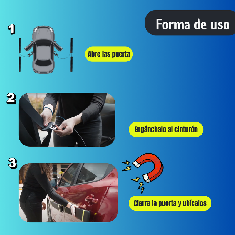 Protector Antiportazos Magnético tamaño MAXPRO - 1(UN) LADO DEL CARRO
