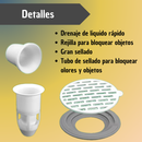 Válvula Tapón Desagüe Anti Insectos Olores Baños Cocina