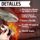 Anillo Funda Condon Extensor De Pene Silicona Masturbador