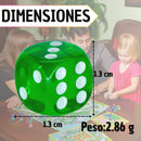 Dados Profesionales Transparentes Colores Surtidos -6 Unidad