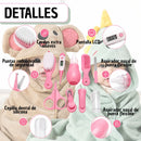 Set de Higiene para Bebes 10 Piezas BPA Free Rosa