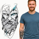 Tatuaje Temporal Unisex Zeus