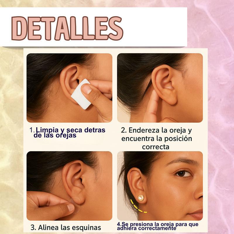 Soportes Adehesivo Para Orejas Grandes X32 Pegatinas