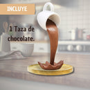 Taza Chocolate Escultura Ideal Decoracion Artistica Pro