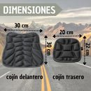 Protector Acolchado para Asiento de Moto Universal 2 Cojines