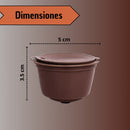 Cápsulas De Café Reutilizable Filtro Dolce Gusto 2 Unidades