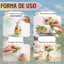 Florero Artesanal de Cerámica para Pintar y Personalizar