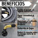 Valvula De Aire Curva 90 Grados Pvr50 Llanta Sellomatic