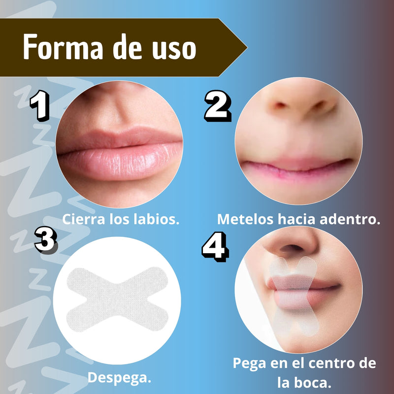 Cinta Para Boca Transpirables Anti Ronquidos