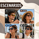 Gafas De Sol Cuadradas Unisex Estilo Retro Aviador