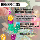 Dados Profesionales Transparentes Colores Surtidos -6 Unidad