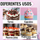 Manga Pastelera Pasteleria En Silicona 6 Boquillas + Acople