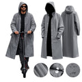 Impermeable Eva Capa Adulto Lluvia Capota Con Botones Pro