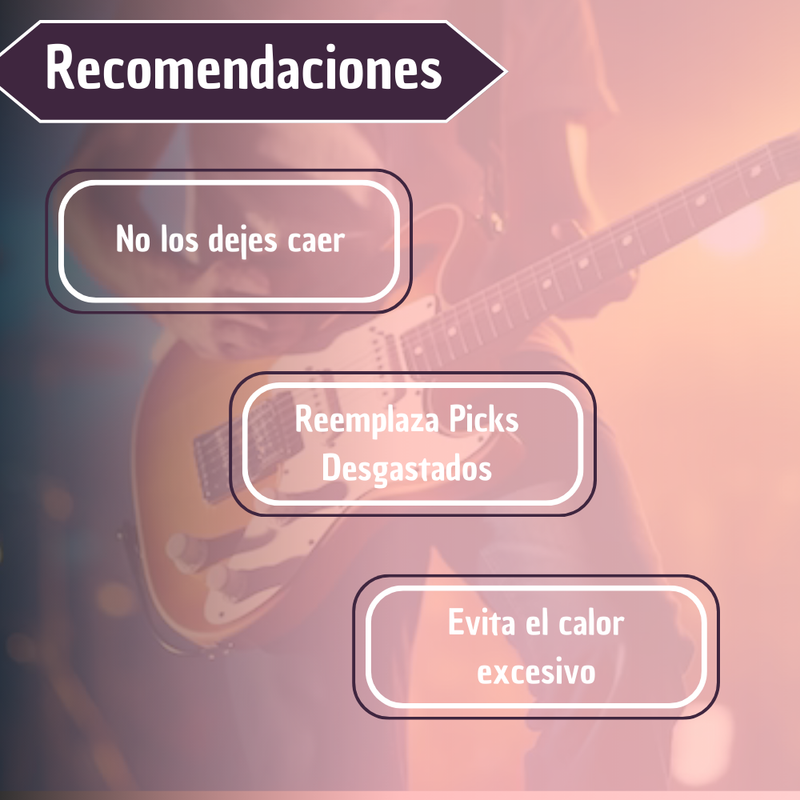 Picks uñas púas Alice X10 unidades sin caja