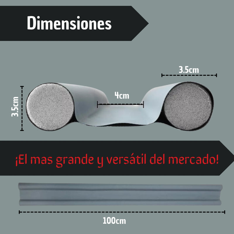 Tapón Para Puertas Repele Plagas Polvo Frio Luz - Universal