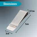 Clip Gancho Sujeta Billetes