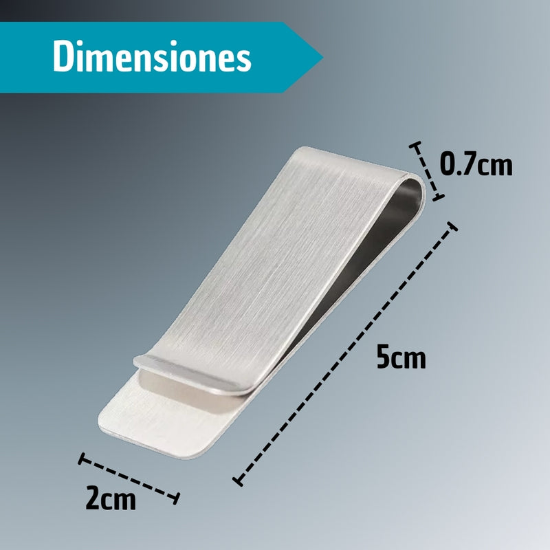 Clip Gancho Sujeta Billetes