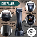 Recortadora Corporal y Facial Profesional Recargable USB