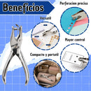 Perforadora Compacta De Papel Para Oficina Y Estudio