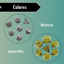 Set De Dados Poliédricos Para Juegos De Mesa Rol X7 Unidades