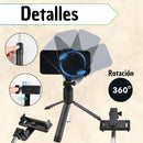 Palo Selfie con Trípode y Control Bluetooth Recargable para Fotos y Videos