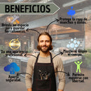 Delantal Denim Con Bolsillo Ajustable Chef Mesero Resistente