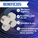 Imanes Forma De Moneda 1cmx1mm Neodimio X50u Potentes