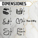 Aretes Ear Cuff Set 12 Piezas Ajustables Sin Perforacion