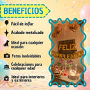 Letrero Happy Birthday Colgante Decorativo Reutilizable Fiesta