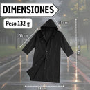 Impermeable Eva Capa Adulto Lluvia Capota Con Botones Pro