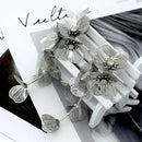 Aretes Largos Flores Colgantes Elegantes Para Mujer