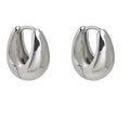 Aretes Candado Pequeño Circular Moda Outfit