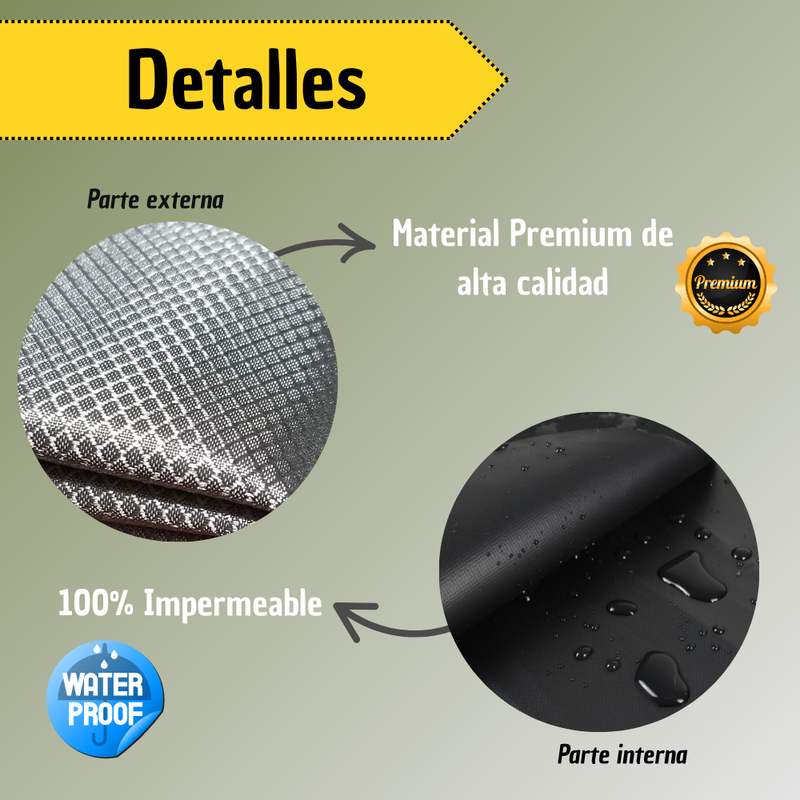 Forro Funda Cubre Maleta Impermeable Reflectivo Anti Robo